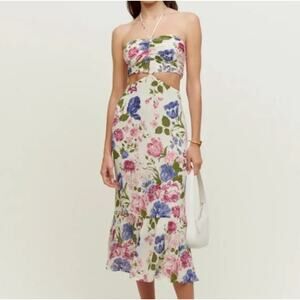 Reformation Womens Riya Dress Donna Multicolor Size 10 NWT